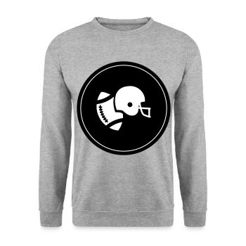 Icône du football - Sweat-shirt Unisexe - gris chiné - Devant - Alina (178cm) & Michal (187cm)