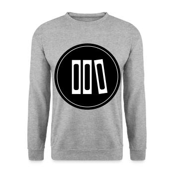 Read books - Unisex Sweatshirt - salt & pepper - Front - Alina (178cm) & Michal (187cm)