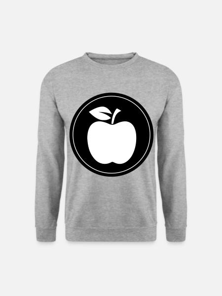 Apple Symbol - Unisex Sweatshirt - salt & pepper