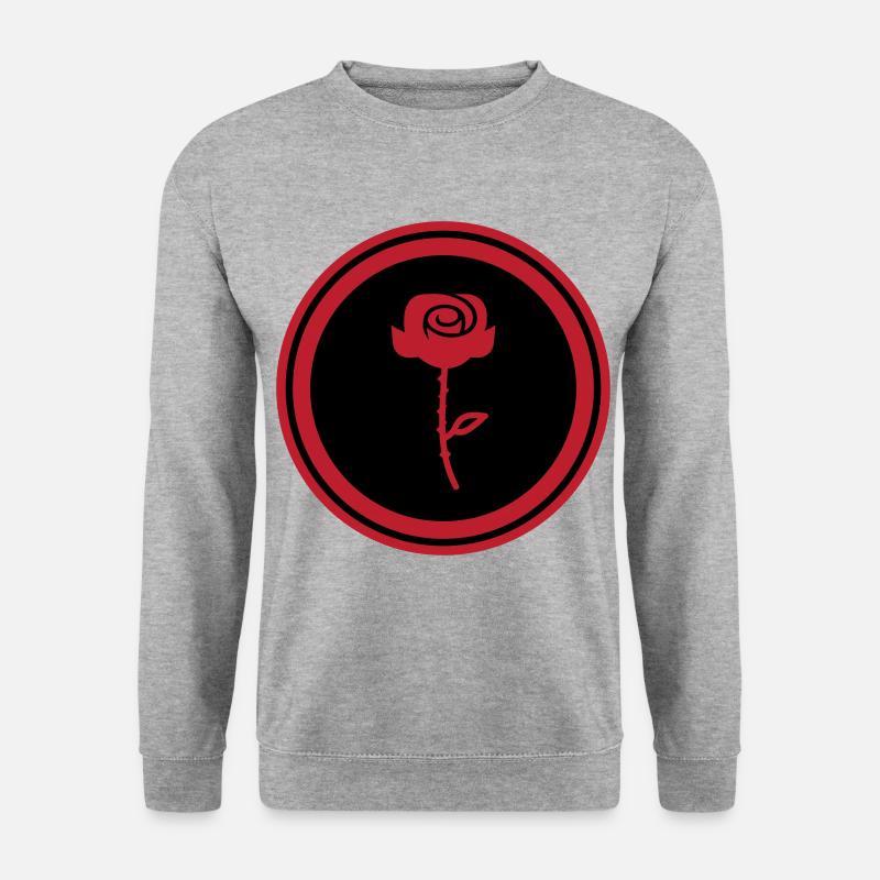 Rose Symbol - Unisex Sweatshirt - salt & pepper