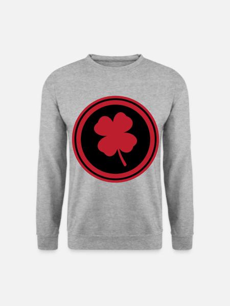 Clover Symbol - Unisex Sweatshirt - salt & pepper