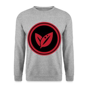 Leaf Ecology - Unisex Sweatshirt - salt & pepper - Front - Alina (178cm) & Michal (187cm)
