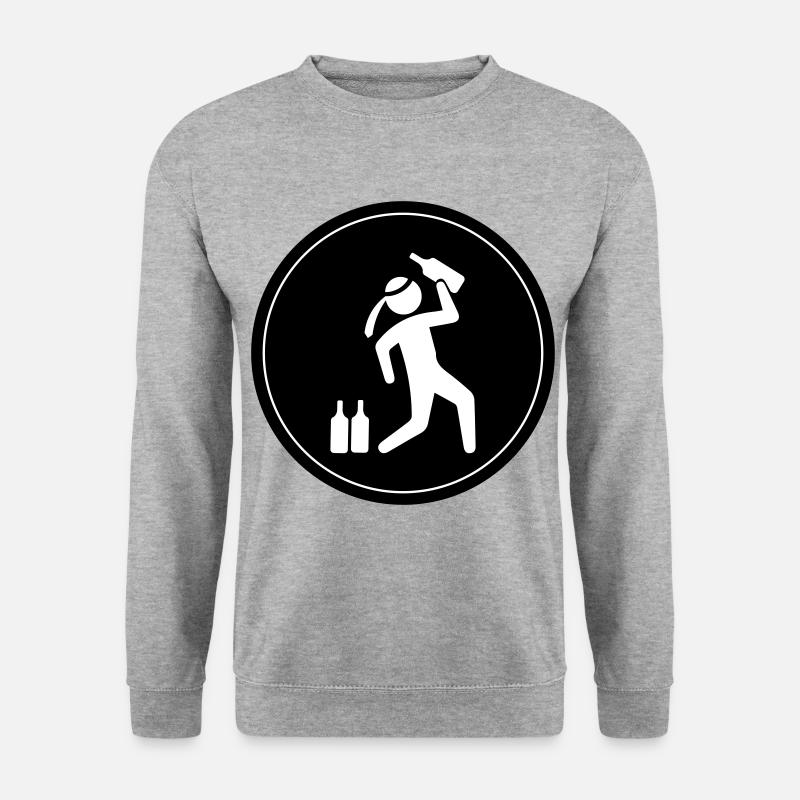 Drunk Party Drinking Circle - Unisex Sweatshirt - salt & pepper
