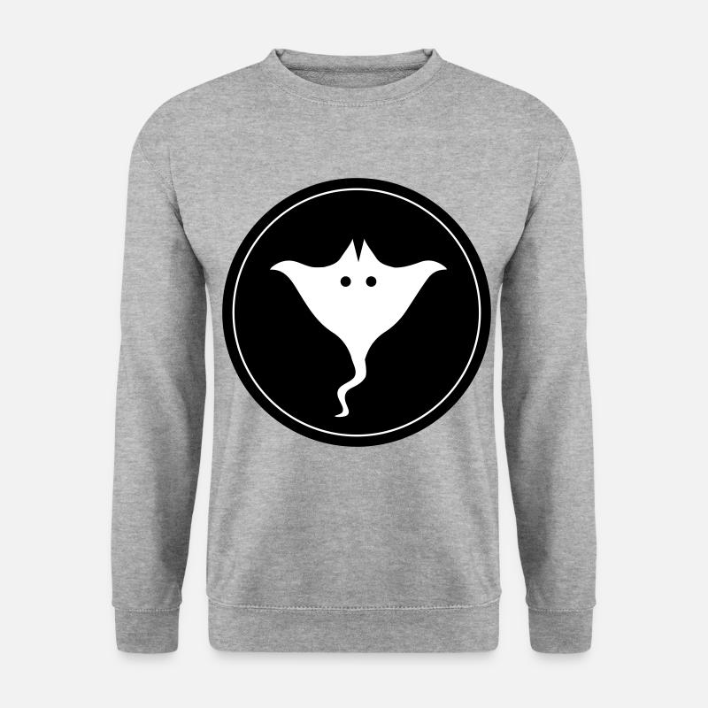Seeigelicon symbol circle - Unisex Sweatshirt - salt & pepper