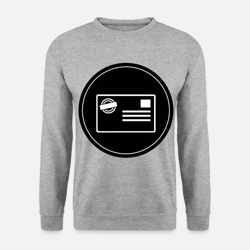Stamp icon circle - Unisex Sweatshirt - salt & pepper