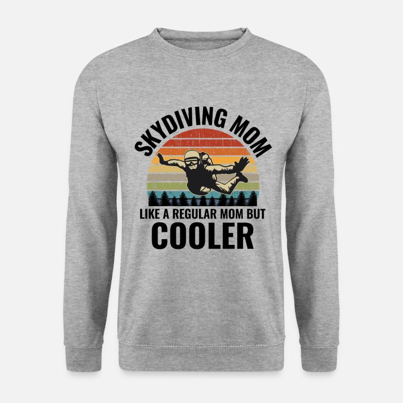 Skydiving Parachute Skydive Skydiver Mom - Unisex Sweatshirt - salt & pepper