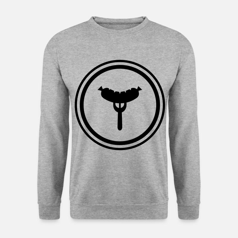 Sausage fork - Unisex Sweatshirt - salt & pepper