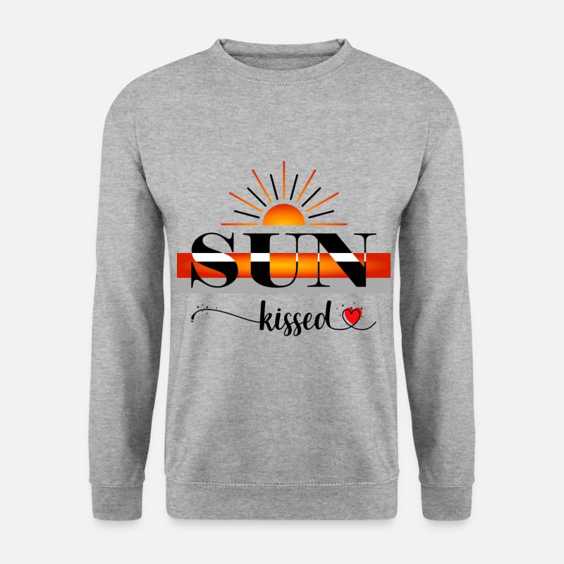 sunkissed - Unisex Pullover - Weißgrau meliert