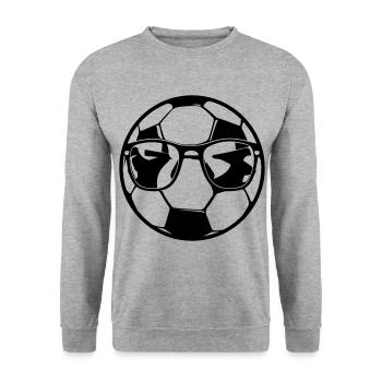 Symbole sportif Soccer Cool - Sweat-shirt Unisexe - gris chiné - Devant - Alina (178cm) & Michal (187cm)