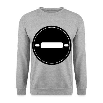 Kitchen roll baking rolling pin - Unisex Sweatshirt - salt & pepper - Front - Alina (178cm) & Michal (187cm)