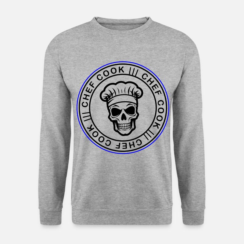 Chef Skull Chef - Unisex Sweatshirt - salt & pepper