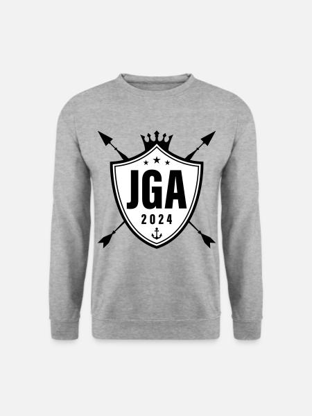 Mallorca 2024 - Unisex Pullover - Weißgrau meliert