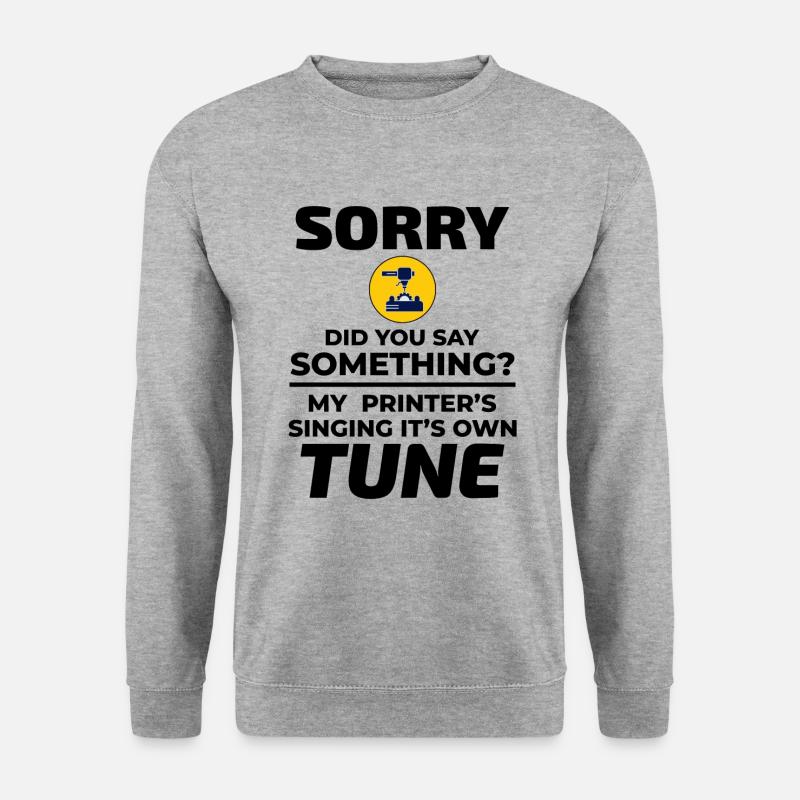 3D Printer 3D Printing Funny - Unisex Sweatshirt - salt & pepper