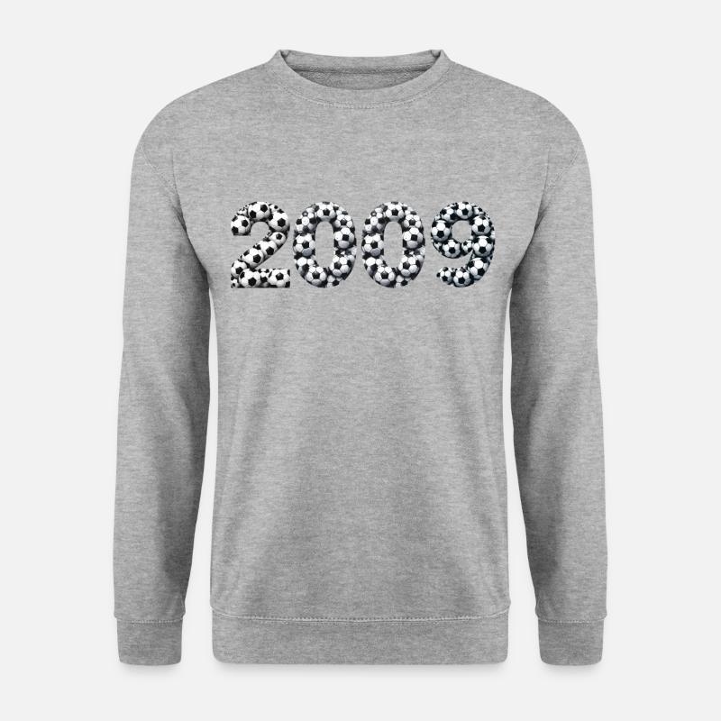 2009 Geburtsjahr - Unisex Pullover - Weißgrau meliert