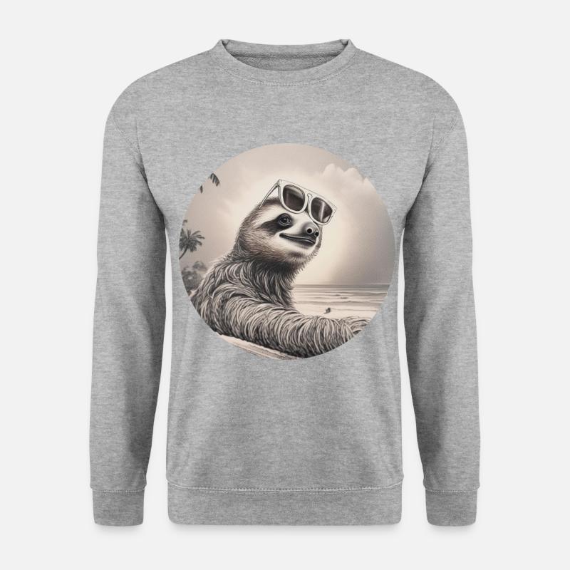 SlothLife - Unisex Sweatshirt - salt & pepper