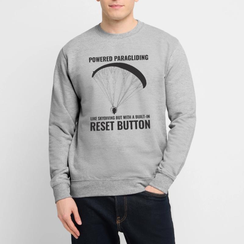 Paramotor Pilot Paramotoring Powered Paraglider Unisex Sweatshirt