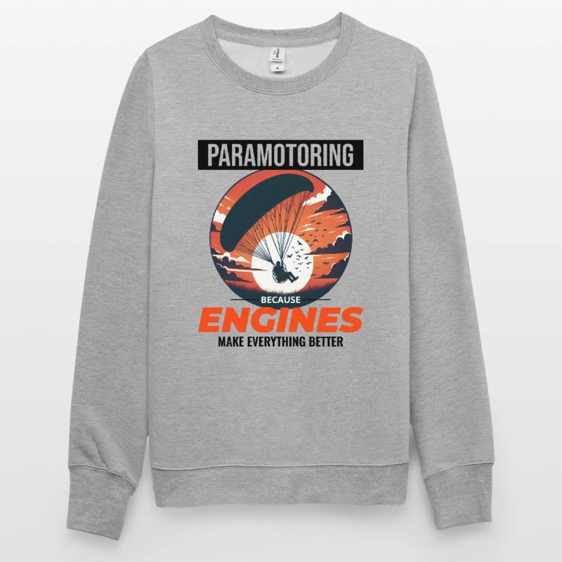 Paramotor Pilot Paramotoring Powered Paraglider Unisex Sweatshirt