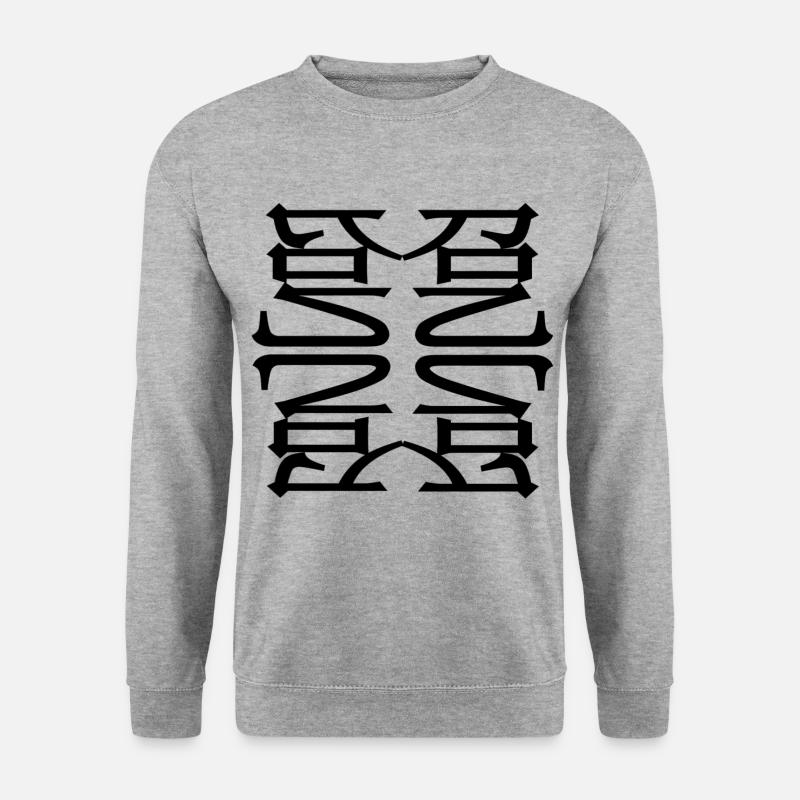 beeindrucken - Unisex Pullover - Weißgrau meliert