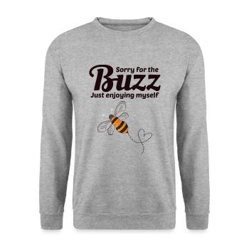 Abeille Apiculteur Apiculture Insecte Collectionneur - Sweat-shirt Unisexe - gris chiné - Devant - Alina (178cm) & Michal (187cm)