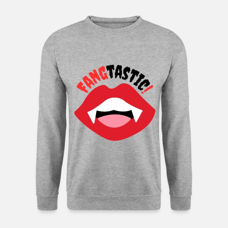 Fangtastic! - Halloween party gift - Unisex Sweatshirt - salt & pepper