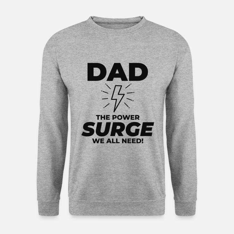 Electrician Dad Electrical Technician Engineer - Unisex Sweatshirt - salt & pepper