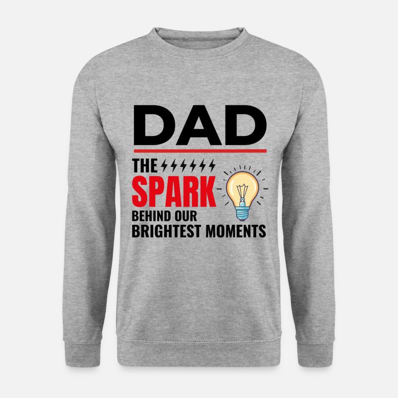 Electrician Dad Electrical Technician Engineer - Unisex Sweatshirt - salt & pepper