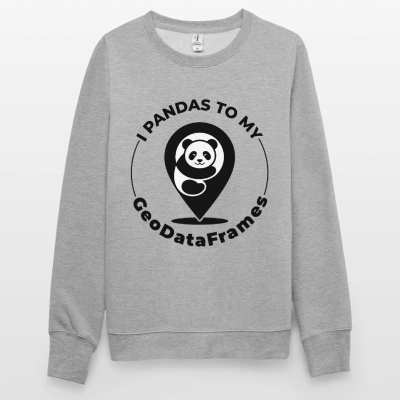 GeoDataFrames Pandas GIS Python Programming Unisex Sweatshirt