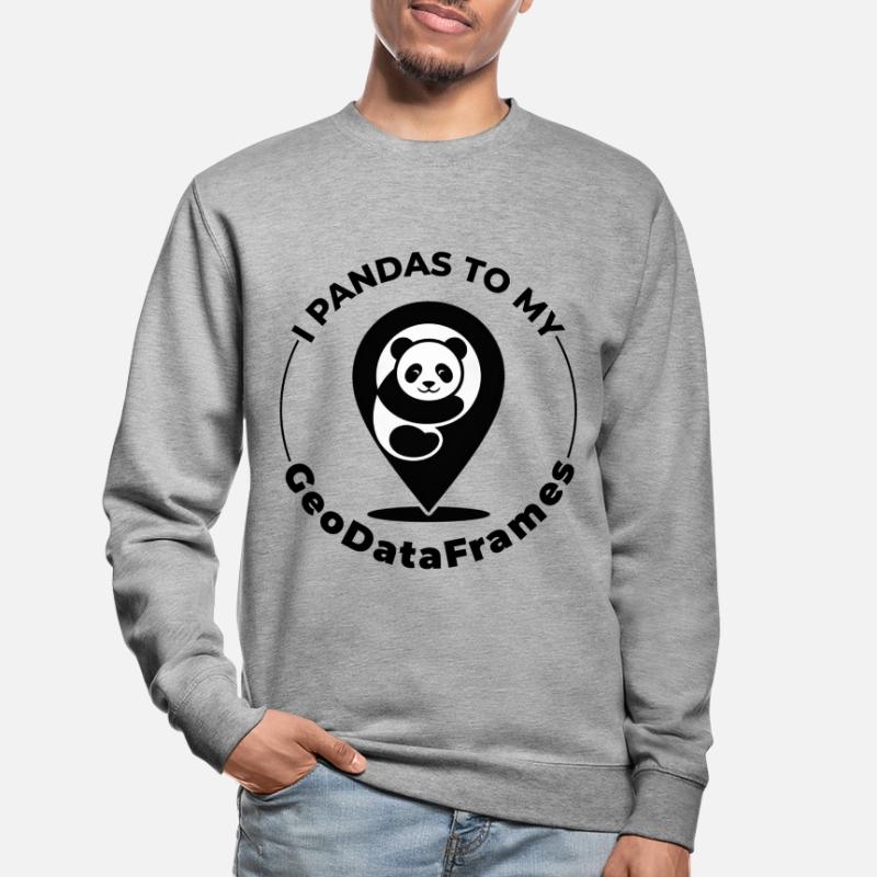 GeoDataFrames Pandas GIS Python Programming Unisex Sweatshirt