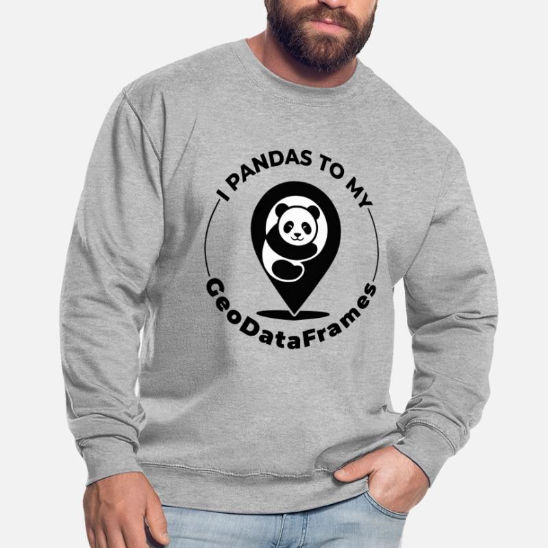 GeoDataFrames Pandas GIS Programmation Python Sweat-shirt Unisexe