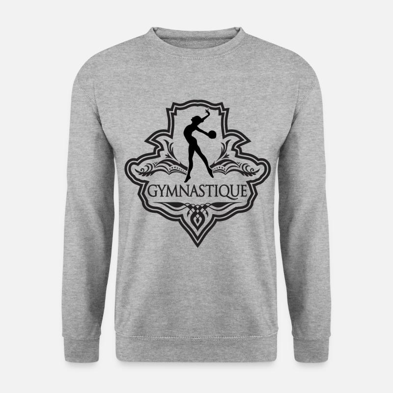 Gymnastik - Unisex Pullover - Weißgrau meliert
