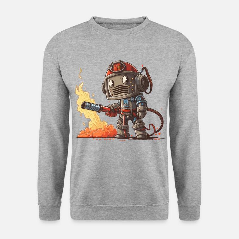 Firebot - Unisex Sweatshirt - salt & pepper