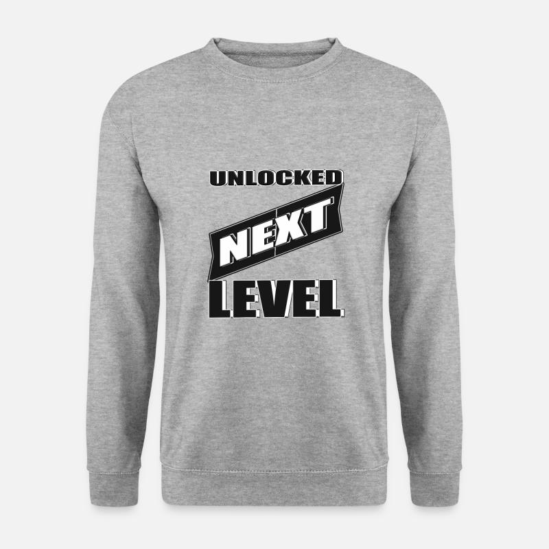 Unlocked Next Level - Unisex Pullover - Weißgrau meliert