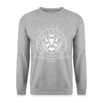 University of You - Unisex Sweatshirt - salt & pepper - Front - Alina (178cm) & Michal (187cm)
