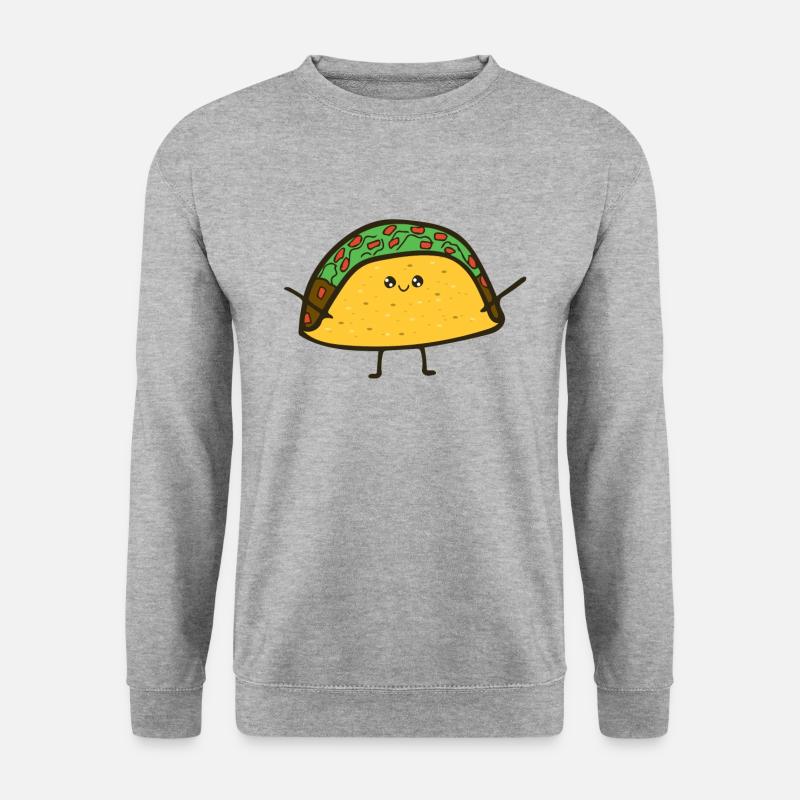 Taco eating mexico - Unisex Sweatshirt - salt & pepper