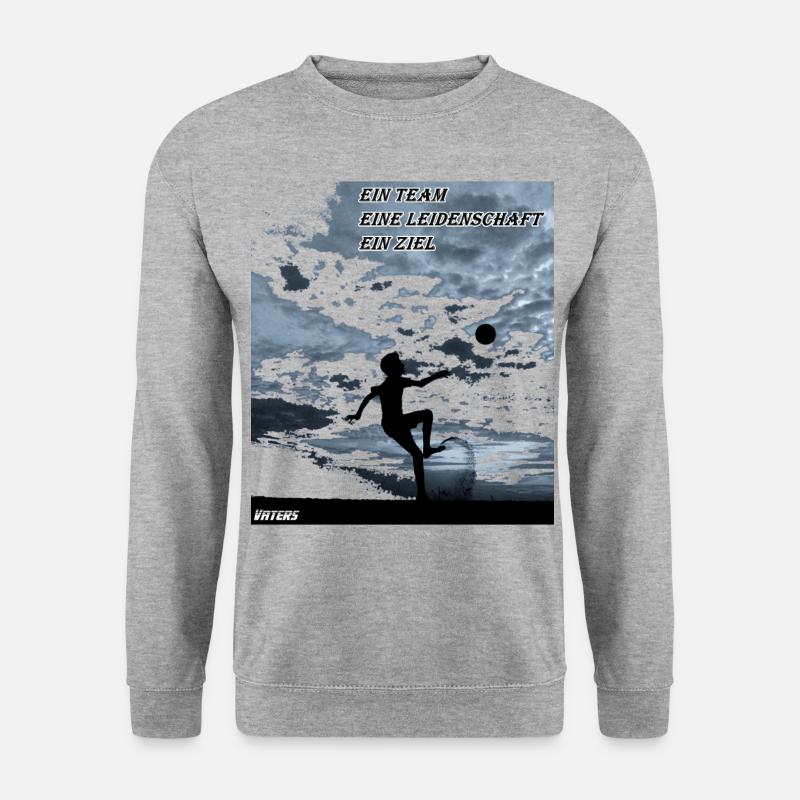 Team - Unisex Pullover - Weißgrau meliert