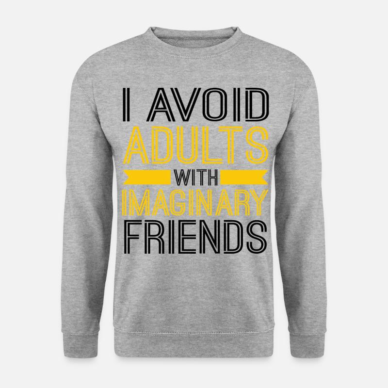 Anti Religion - Unisex Pullover - Weißgrau meliert