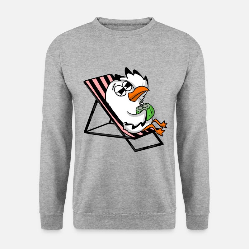 Mouette - Sweat-shirt Unisexe - gris chiné