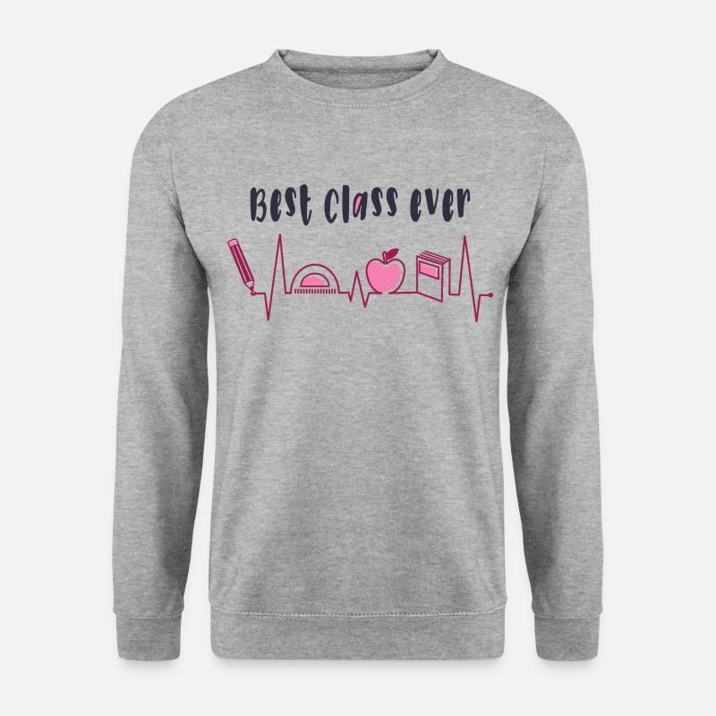 Best class ever - Unisex Sweatshirt - salt & pepper