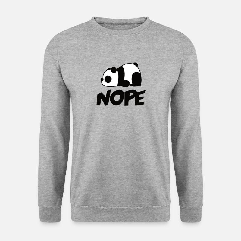Not panda today - Unisex Sweatshirt - salt & pepper