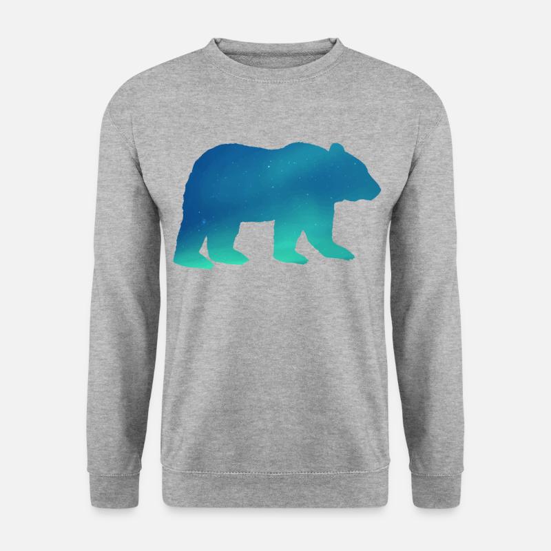 Bear Silhouette - Unisex Sweatshirt - salt & pepper