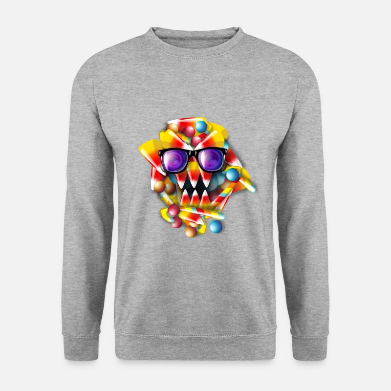 Candy Monster - Unisex Sweatshirt - salt & pepper