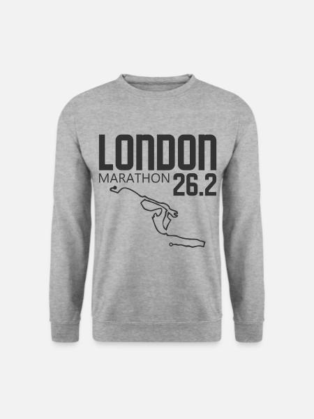 London Marathon 26.2 - Unisex Sweatshirt - salt & pepper
