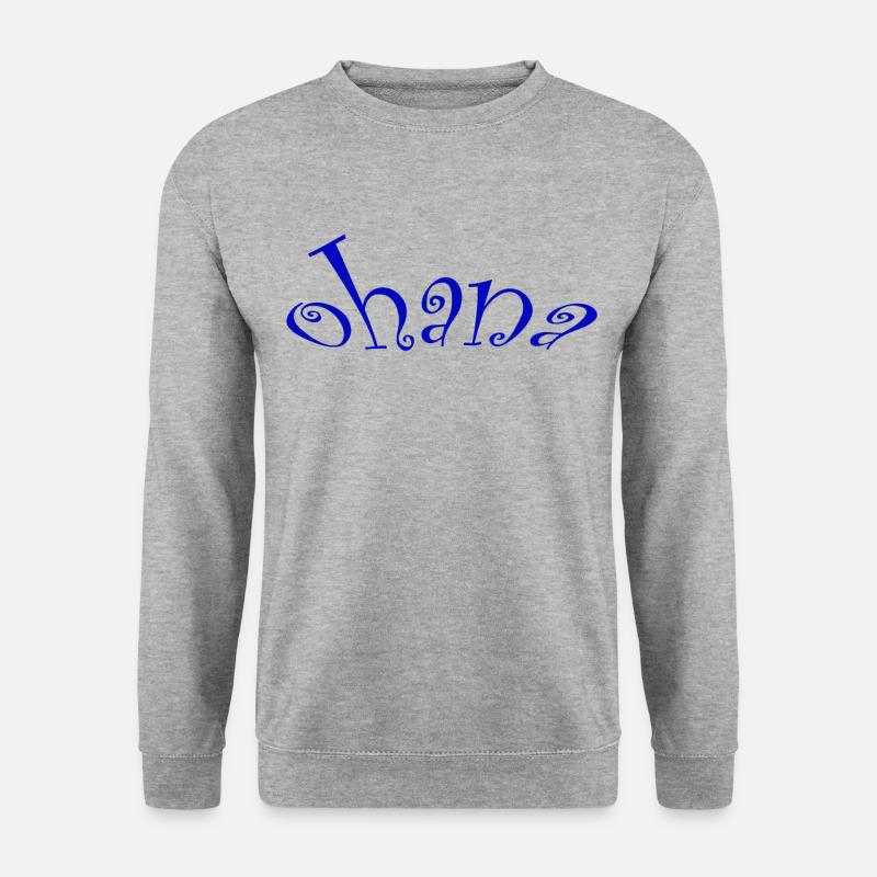 Ohana - Unisex Pullover - Weißgrau meliert