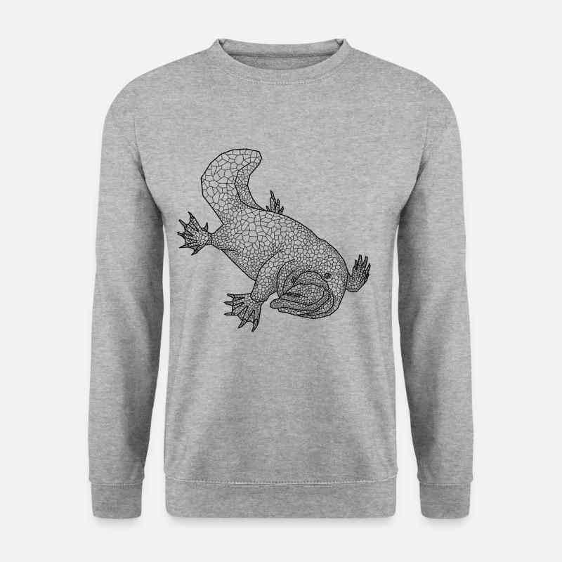 Schnabeltier - Unisex Pullover - Weißgrau meliert