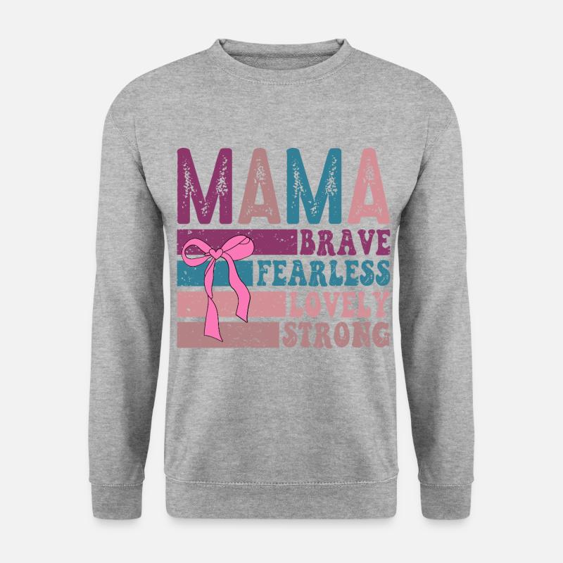 Mama - Unisex Pullover - Weißgrau meliert