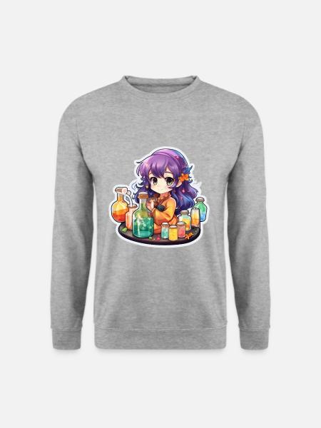 Alchemy Fusion - Unisex Pullover - Weißgrau meliert