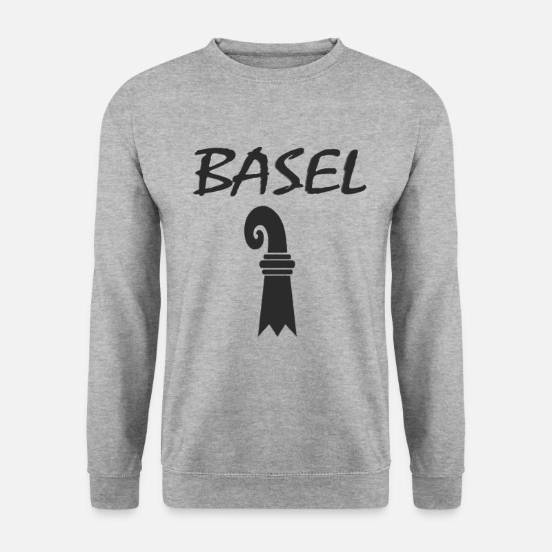 Baselerstab - Unisex Pullover - Weißgrau meliert