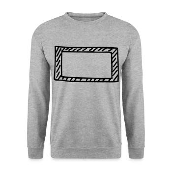 Frame - Unisex Sweatshirt - salt & pepper - Front - Alina (178cm) & Michal (187cm)
