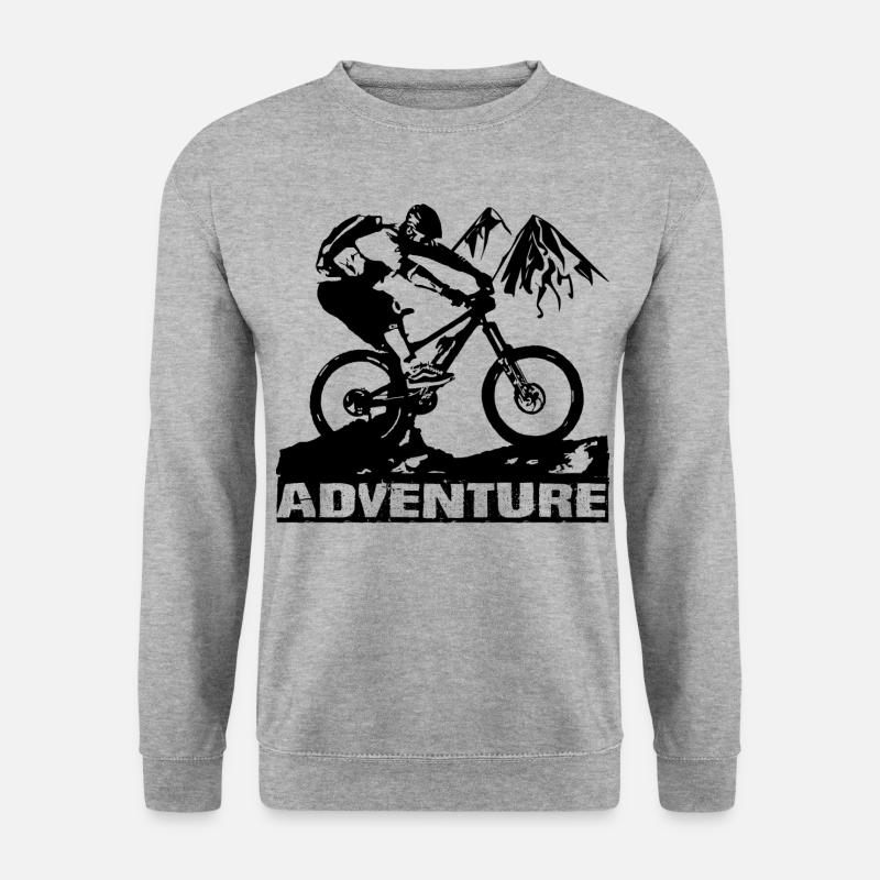 MTB - Unisex Pullover - Weißgrau meliert