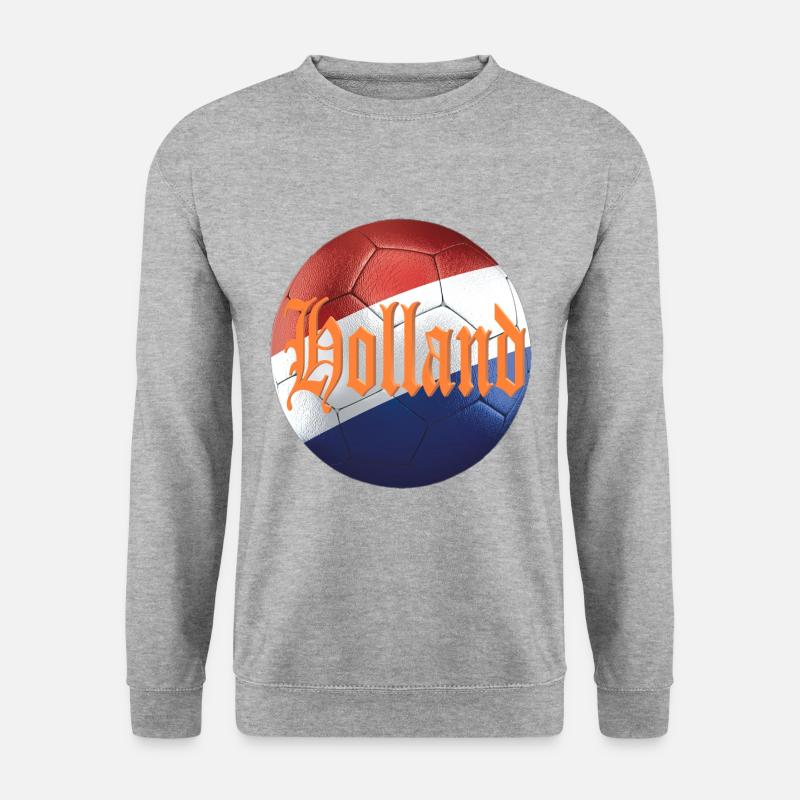 Holland Fans - Unisex Pullover - Weißgrau meliert
